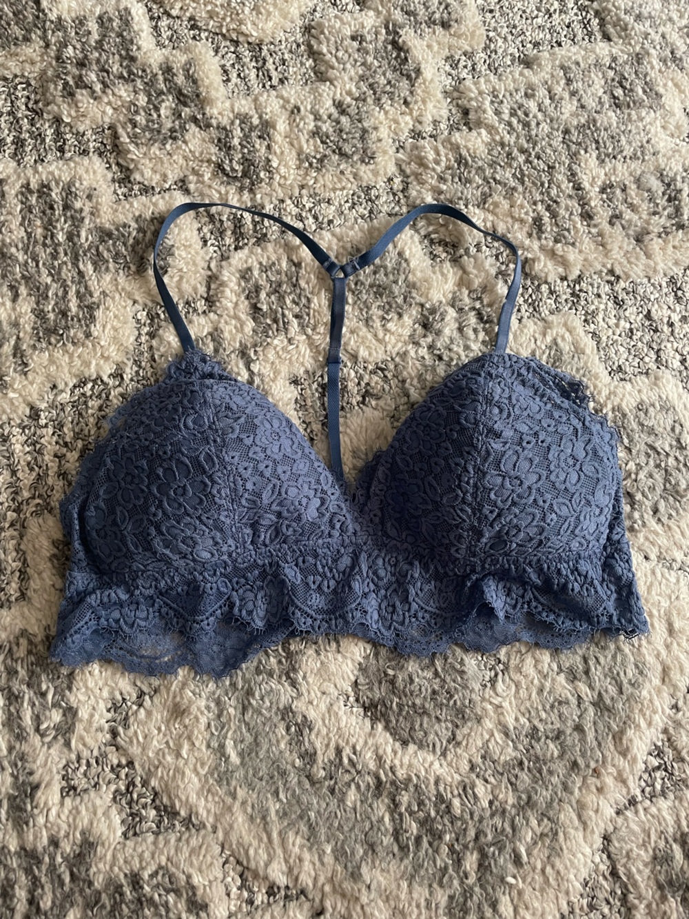 aerie Lace Bralette - Navy Blue